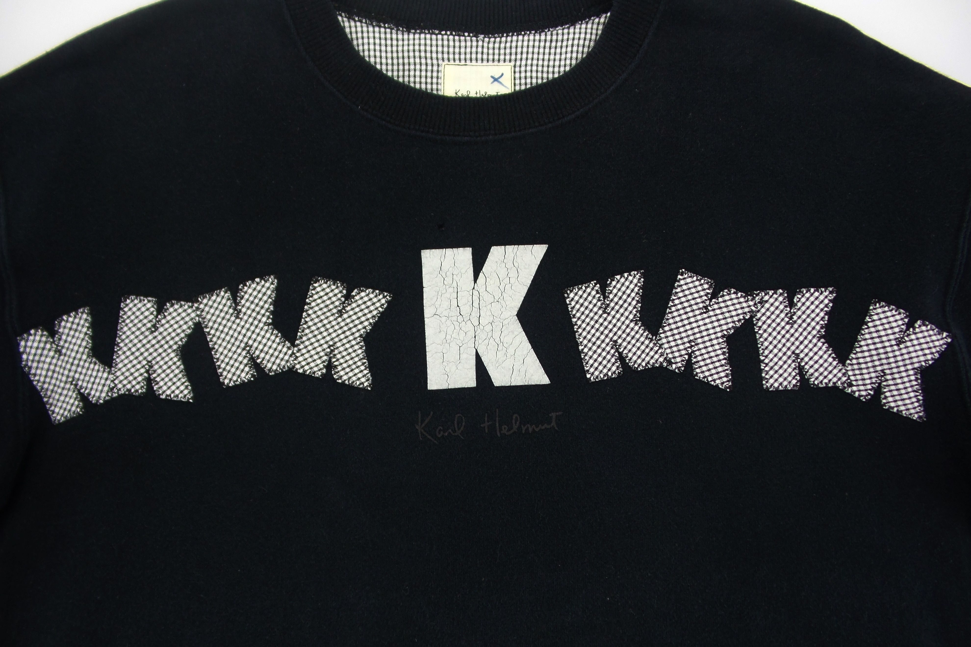 Japanese Brand × Karl Helmut Karl Helmut 'KKKK Patched' Sweatshirts Size US M / EU 48-50 / 2 - 4 Thumbnail