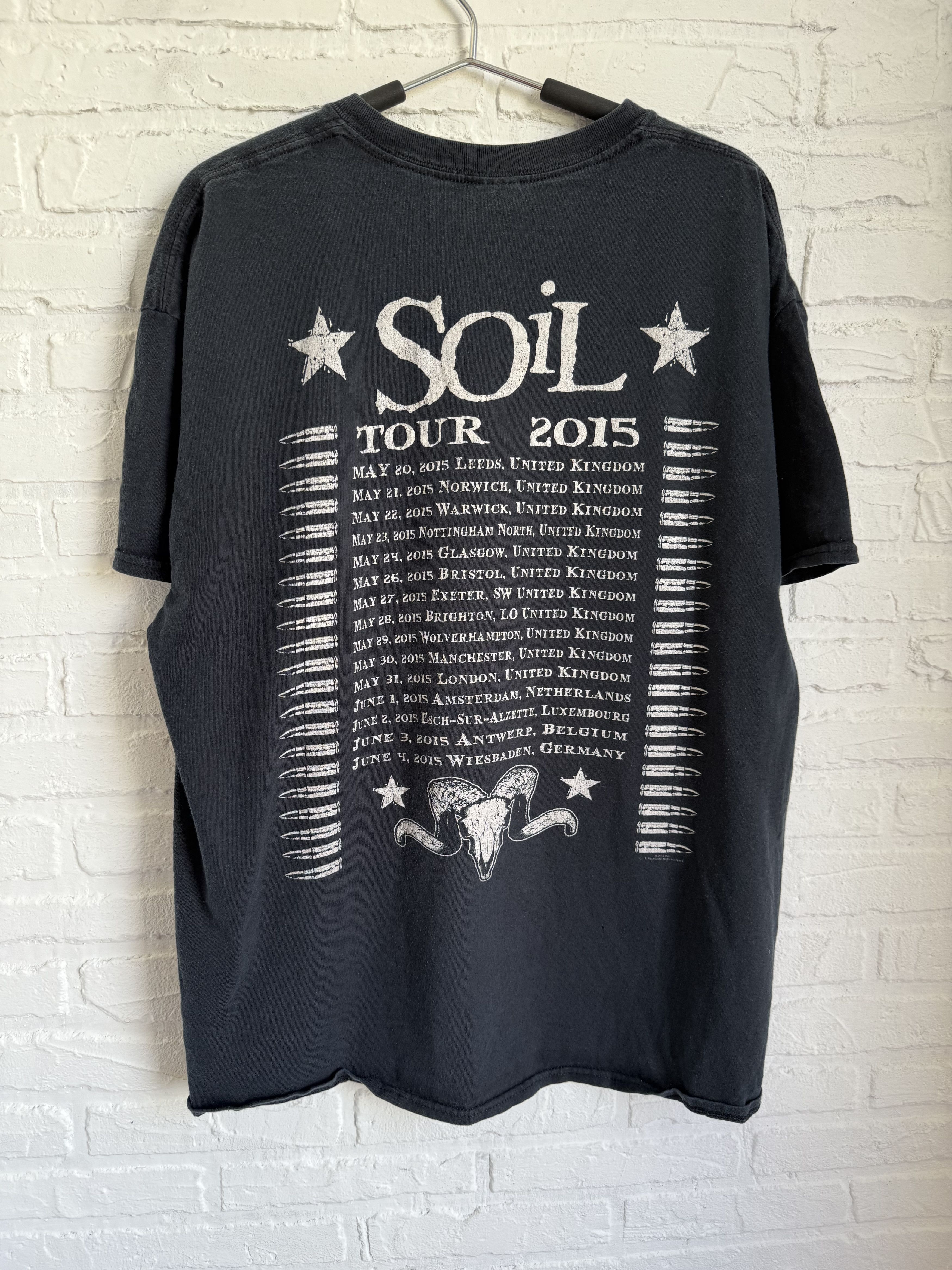 Band Tees Vintage Soil tour 2015 rock t-shirt Size US XL / EU 56 / 4 - 2 Thumbnail