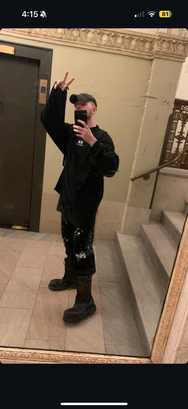 Balenciaga Fall 21 Painter Sweatpants Size US 30 / EU 46 - 6 Thumbnail