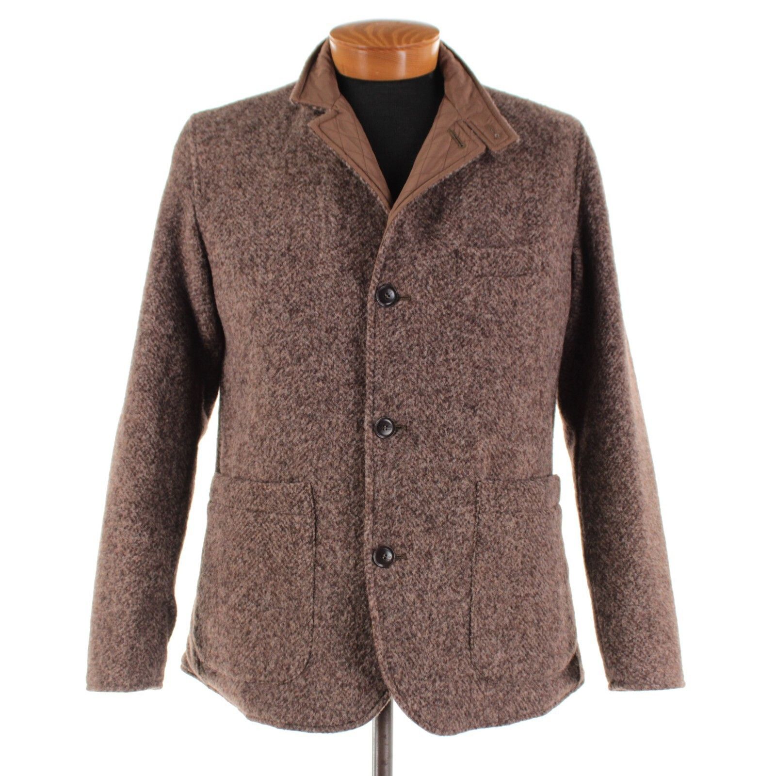 Luciano Barbera Luciano Barbera Jacket Size M US In Brown Alpaca Blend Size US M / EU 48-50 / 2 - 1 Thumbnail