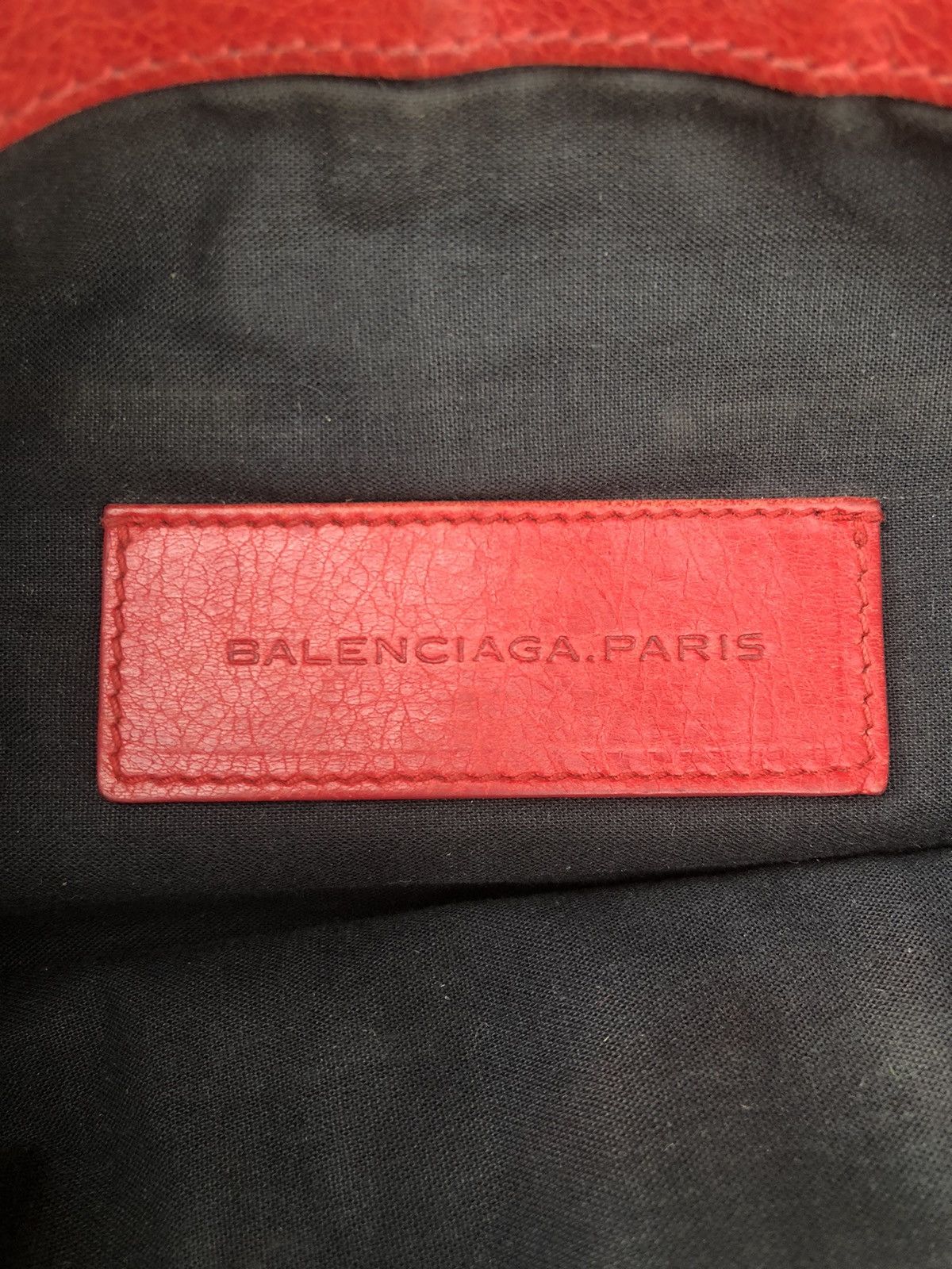 Balenciaga Balenciaga Paris Leather Clutch Bag Size ONE SIZE - 4 Thumbnail
