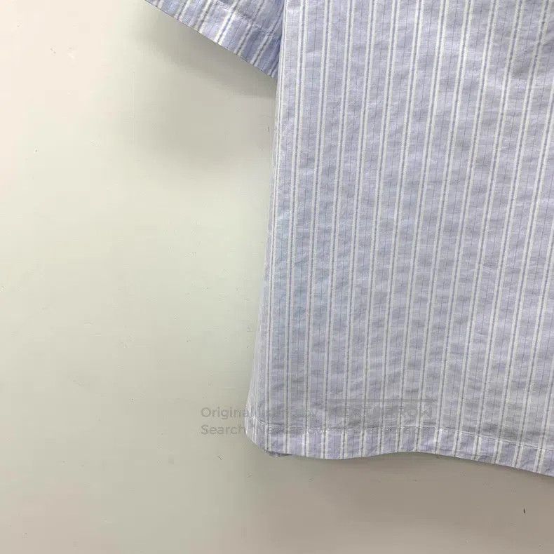 Dior Dior Light blue striped cotton lapel half-zipper short-sle Size US S / EU 44-46 / 1 - 4 Thumbnail