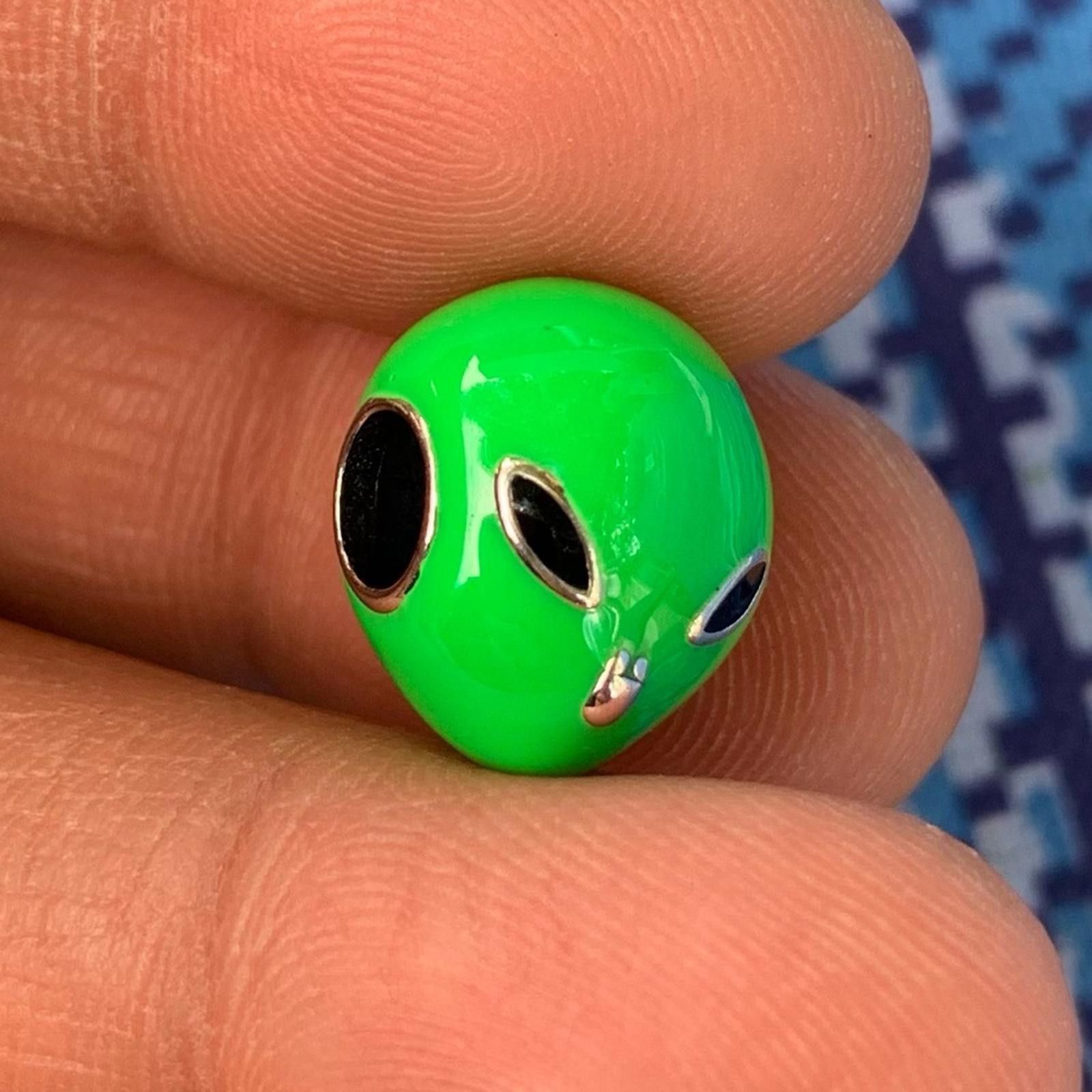 Other NWOT Alien Head Charm Sterling Silver 925 Size ONE SIZE - 8 Thumbnail