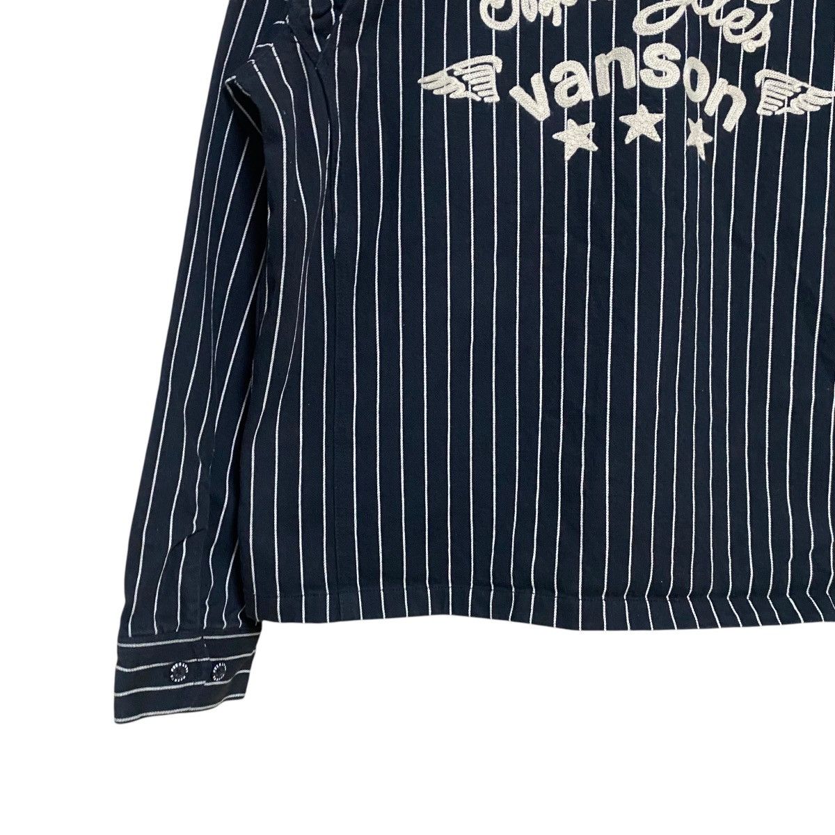 Vanson Leathers Vanson Leather Work Shirt Stripe Duck Canvas Size US XL / EU 56 / 4 - 7 Thumbnail