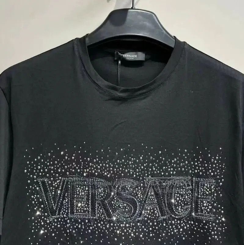 Versace Versace Black Logo Short Sleeve T-Shirt . Size US S / EU 44-46 / 1 - 2 Thumbnail