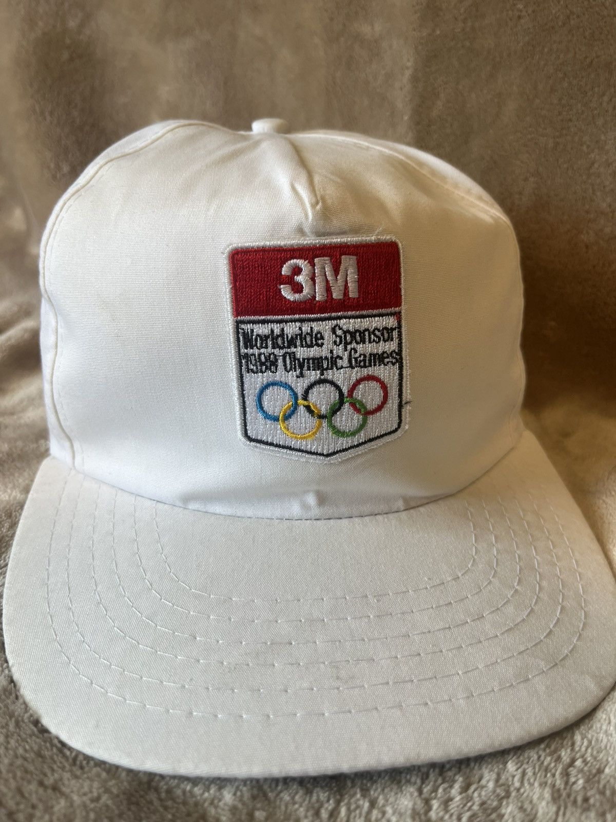 USA Olympics Vintage 1988 3M Sponsor of the 1988 Olympics SnapBack hat Size ONE SIZE - 3 Thumbnail