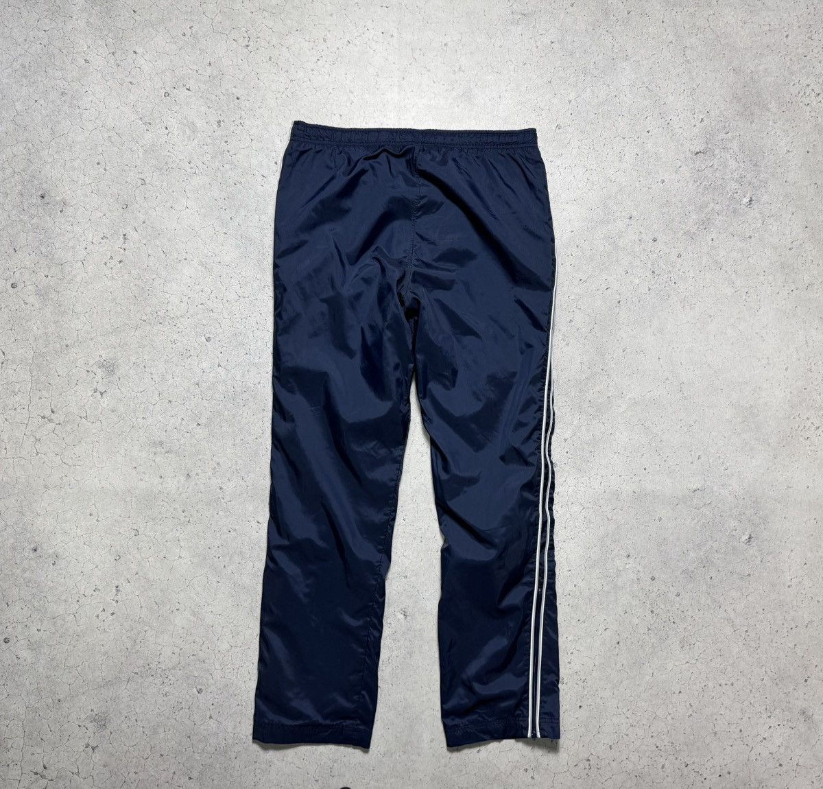Nike Nike Vintage Nylon Track Pants Swoosh Drill Y2K Navy Size US 30 / EU 46 - 8 Thumbnail