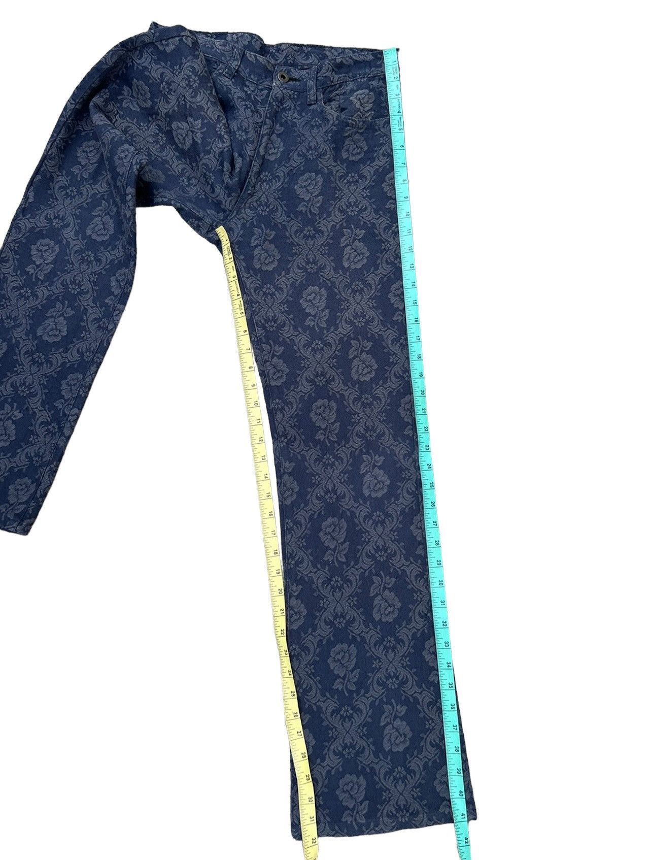 Vintage Vintage Rupert Edge Japan Jacquard Denim Flare Jeans Size US 30 / EU 46 - 5 Thumbnail