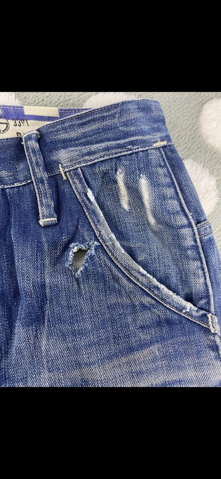 G-Star Vintage G Star Raw 3301 Steel Loose Tapered Button Fly Size US 29 - 9 Thumbnail