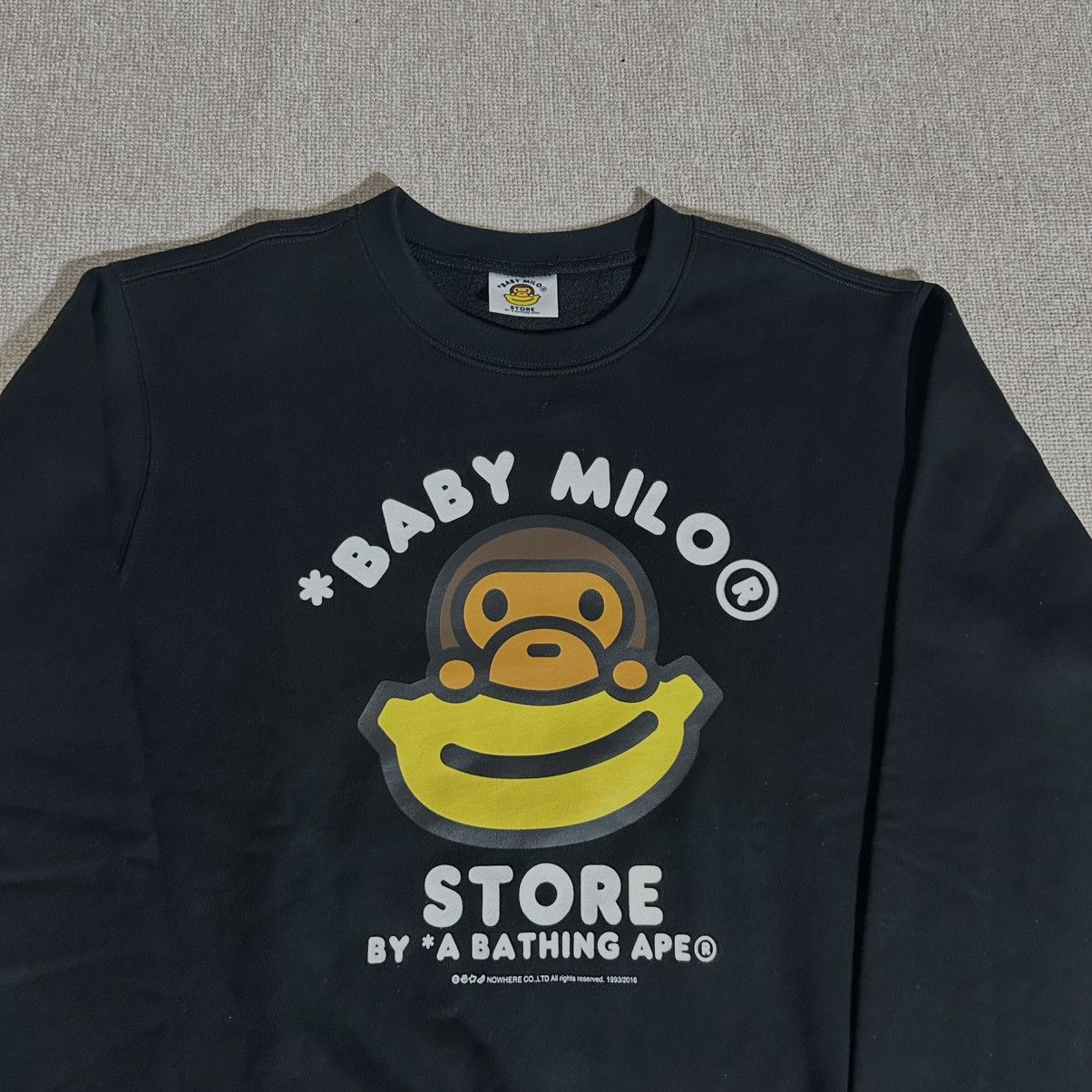 Bape 2016 Baby Milo Store Crewneck Sweatshirt Size US M / EU 48-50 / 2 - 2 Thumbnail