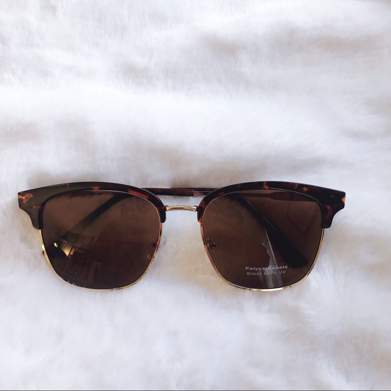 Other Madox Tortoise Brown Retro Sunglasses Size ONE SIZE - 1 Thumbnail