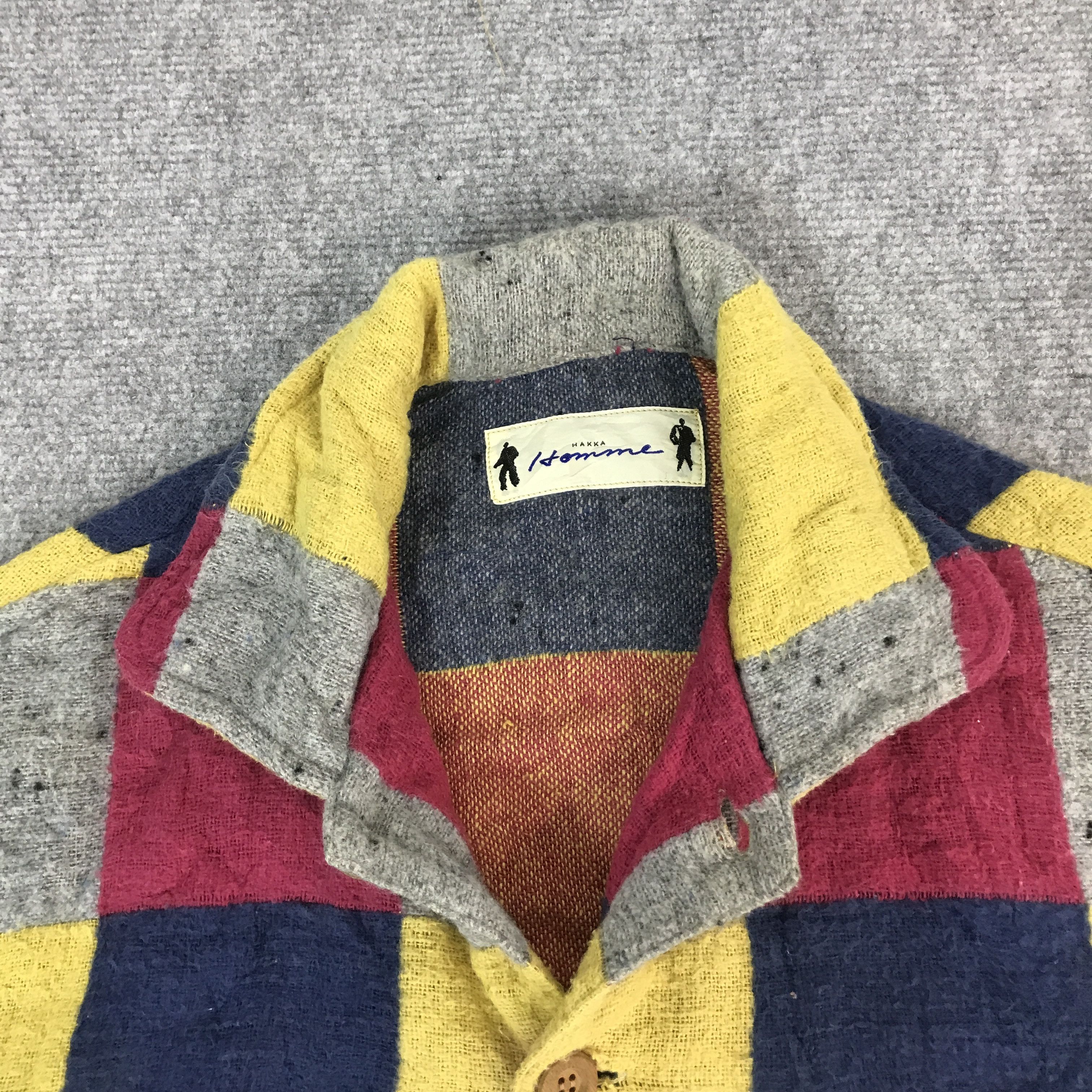 Japanese Brand HAKKA HOMME JAPAN MULTICOLOUR JACKET Size US L / EU 52-54 / 3 - 7 Thumbnail