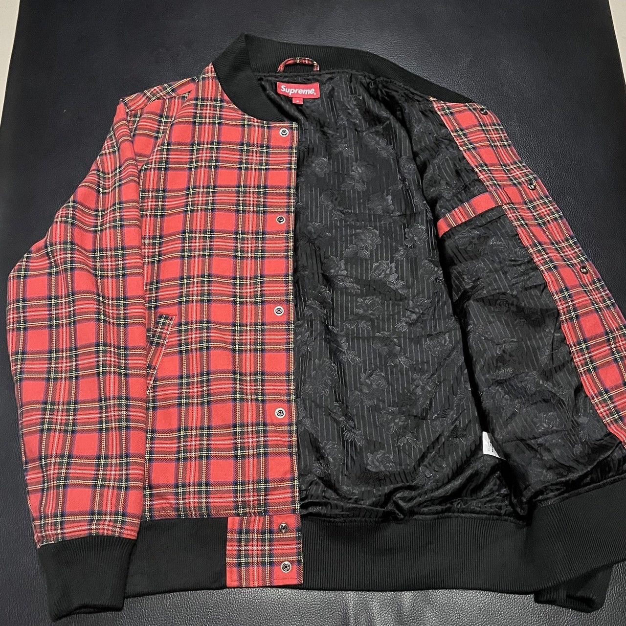 Supreme Supreme Plaid Bomber Jacket Roses Lined Fall/Winter 2013 Size US S / EU 44-46 / 1 - 10 Thumbnail
