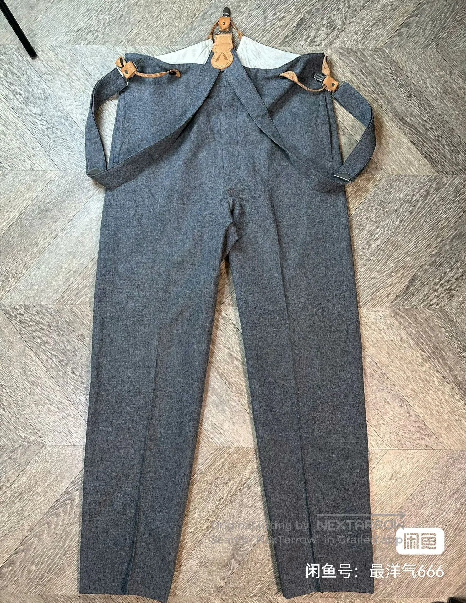 Visvim visvim anton suspender pants in gray. Size US 36 / EU 52 - 1 Thumbnail