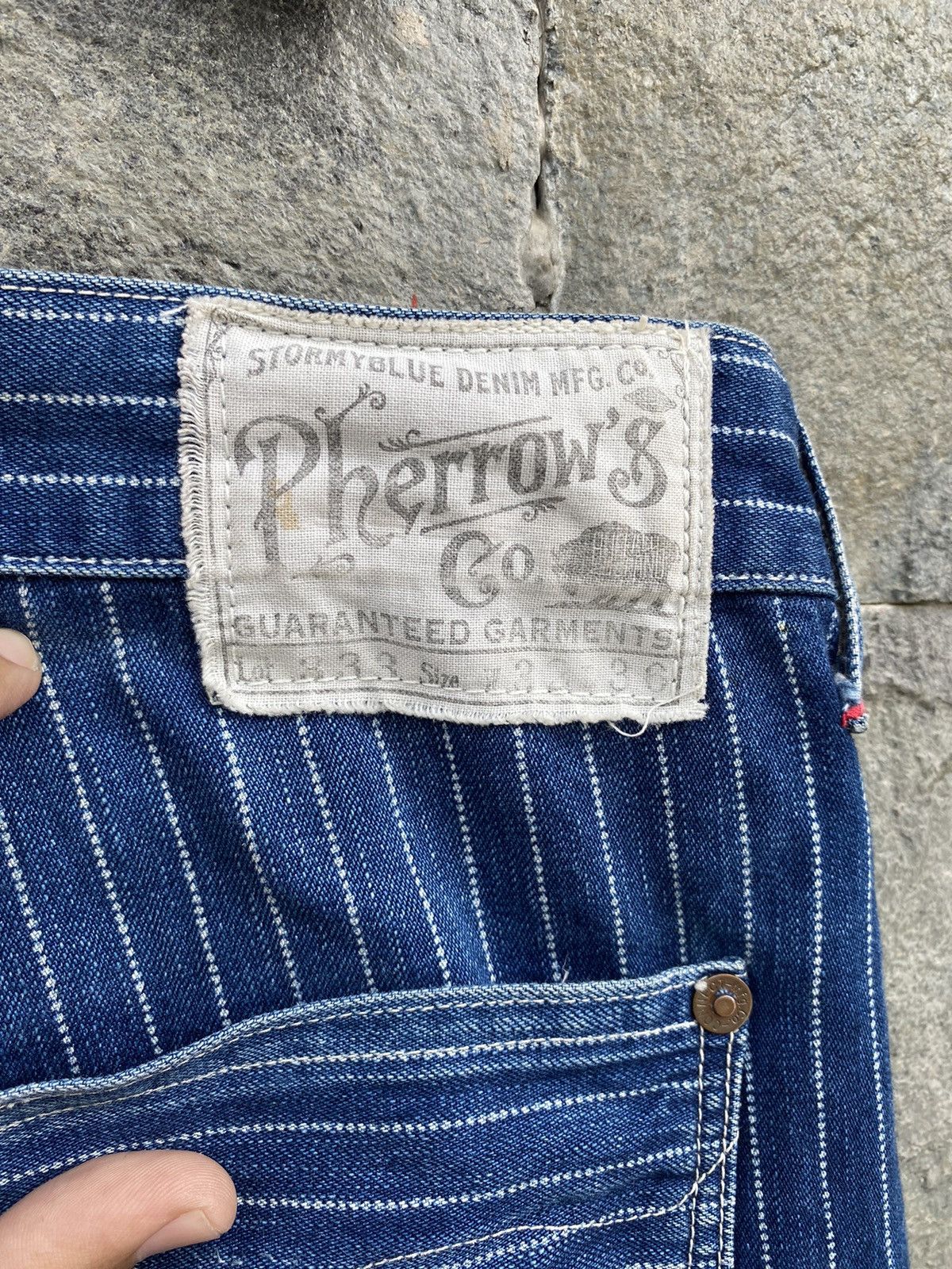 Orslow Pherrow Wabash Work Pants Indigo Size US 32 / EU 48 - 6 Thumbnail