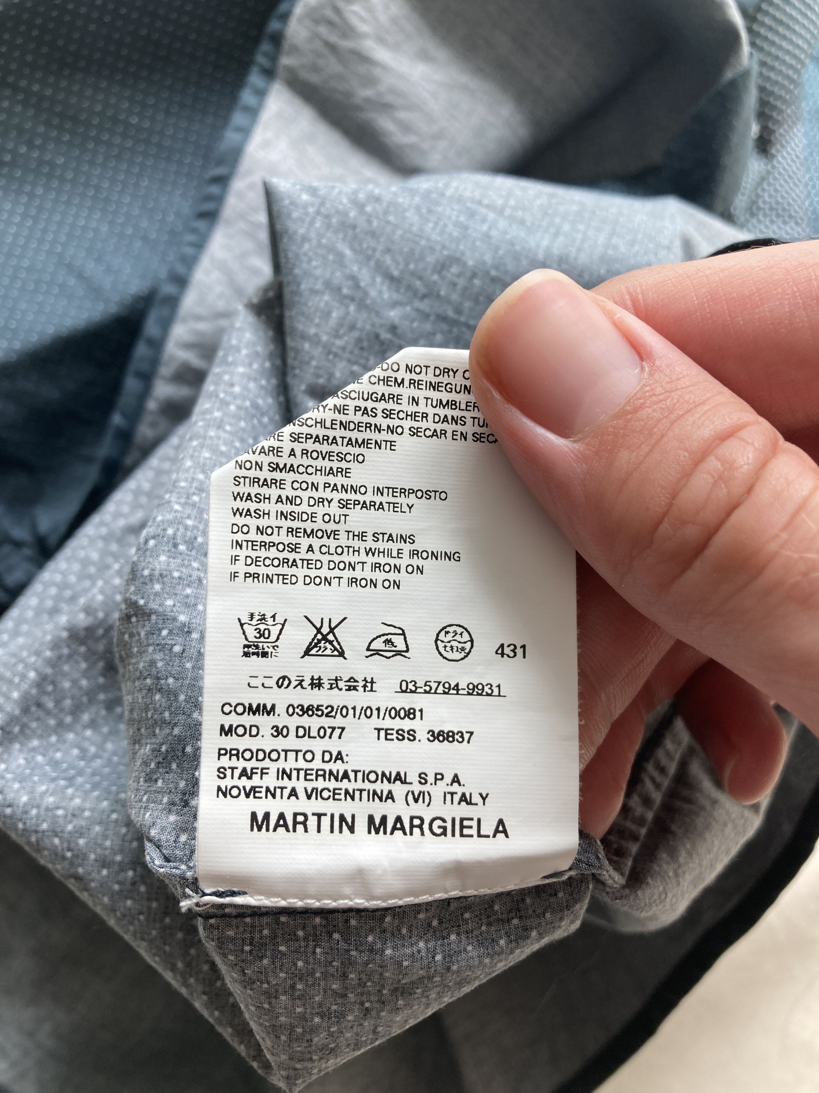 Maison Margiela SS2008 Gradient Dotted Button Up Shirt Size US M / EU 48-50 / 2 - 10 Thumbnail