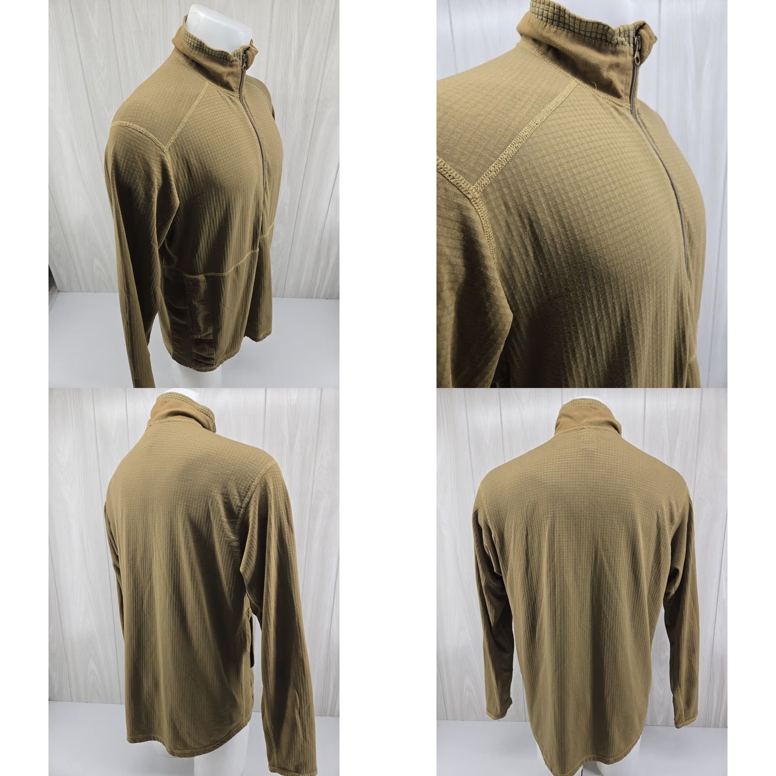 Vintage VINTAGE DISTRESSED USMC FROG Grid Pullover Coyote Brown Flame Resistant Peckham Med Reg Size US M / EU 48-50 / 2 - 8 Thumbnail