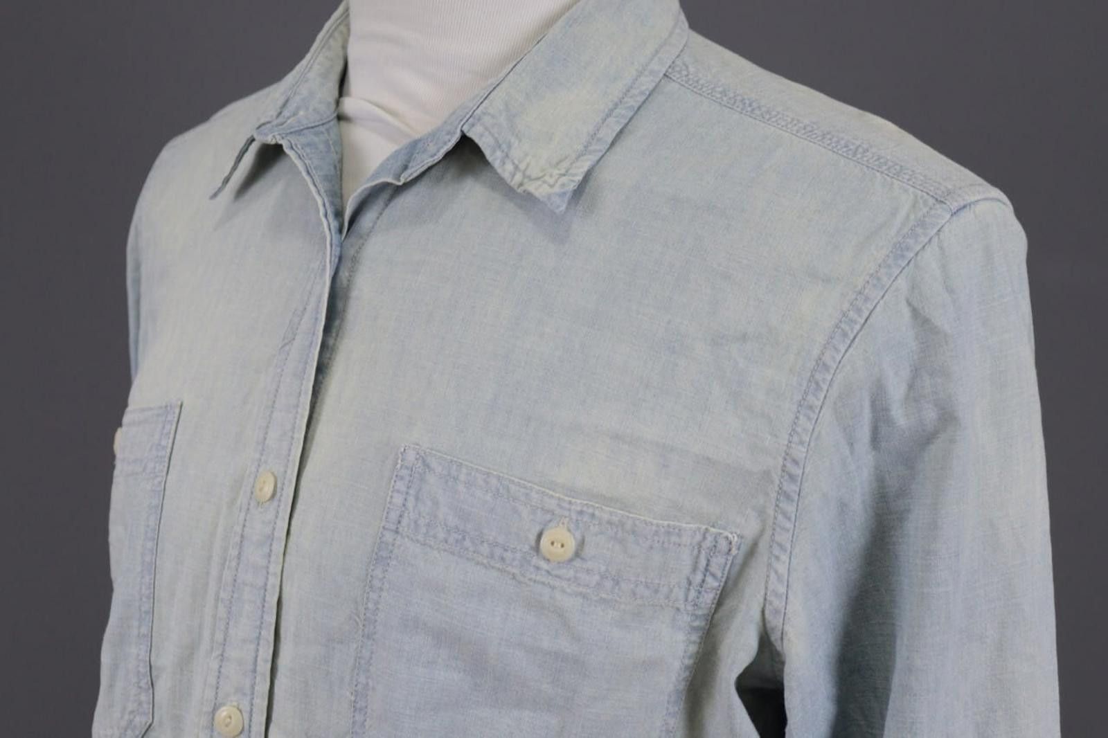 Denim & Supply Ralph Lauren Men Denim & Supply Ralph Lauren Blue Denim Over Shirt XL Size US XL / EU 56 / 4 - 10 Thumbnail