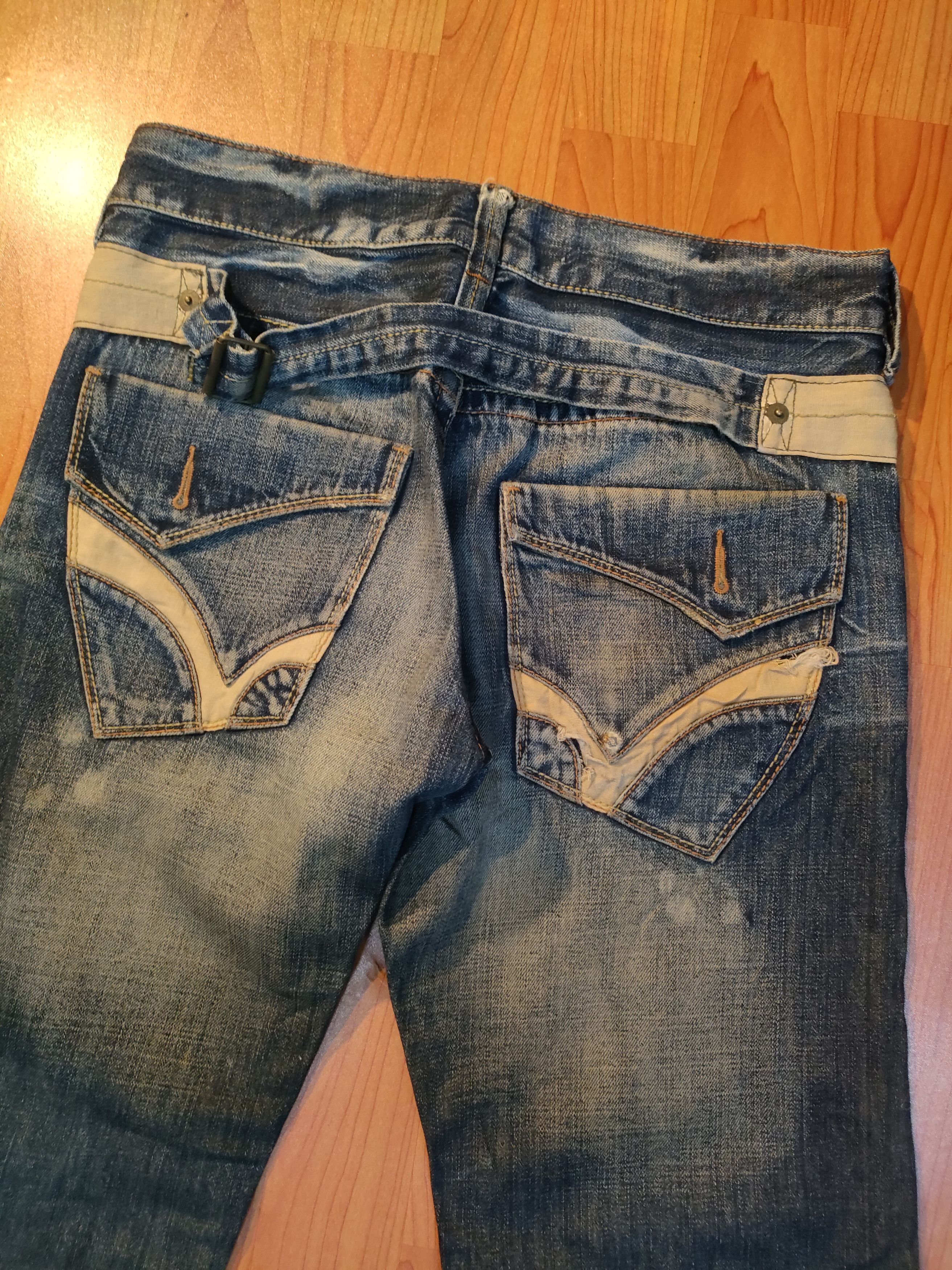 Japanese Brand Back Number Buckleback Jeans Size US 32 / EU 48 - 2 Thumbnail