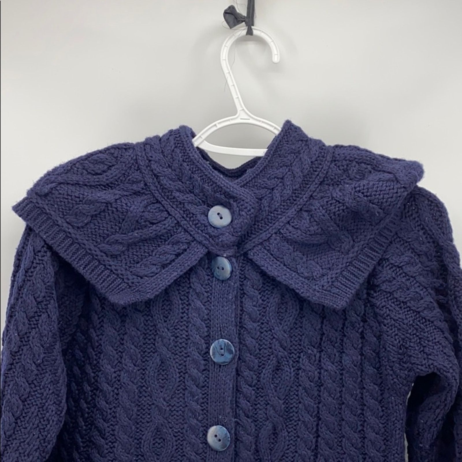Aran Crafts Aran Crafts Ireland 100% Wool cable knit hooded sweater XS Size XS / US 0-2 / IT 36-38 - 4 Thumbnail