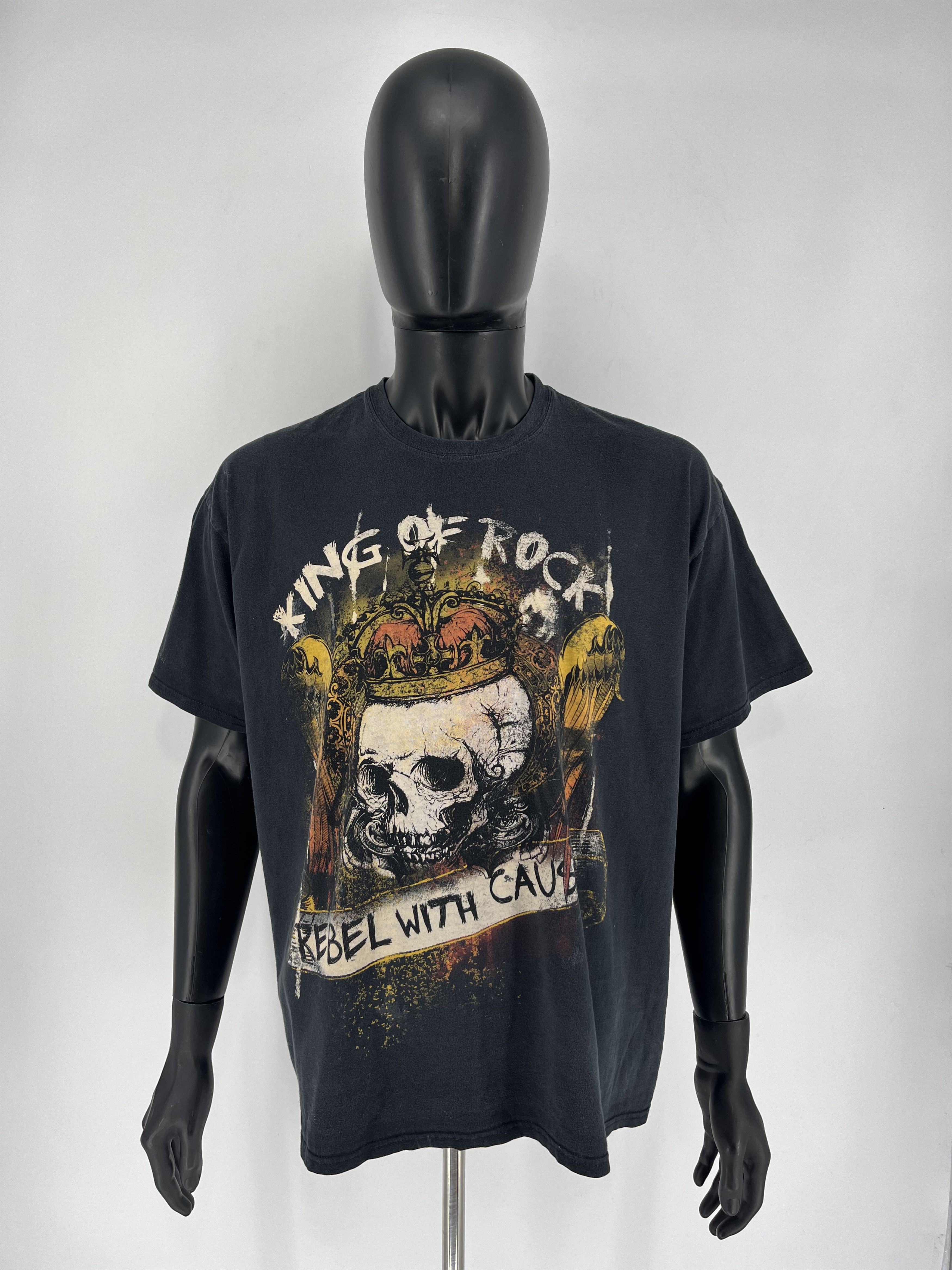 Band Tees × Vintage T Shirt Vintage 90s King Of Rock Rebel With Cause Size 2XL Size US XL / EU 56 / 4 - 2 Thumbnail