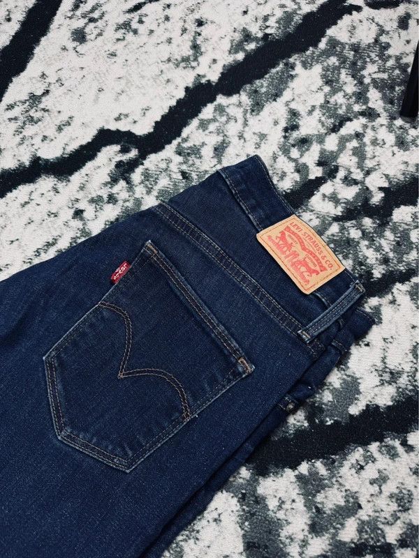 Levi's Levis Slimming slim jeans navy blue 28 30 Size 28" / US 6 / IT 42 - 3 Thumbnail