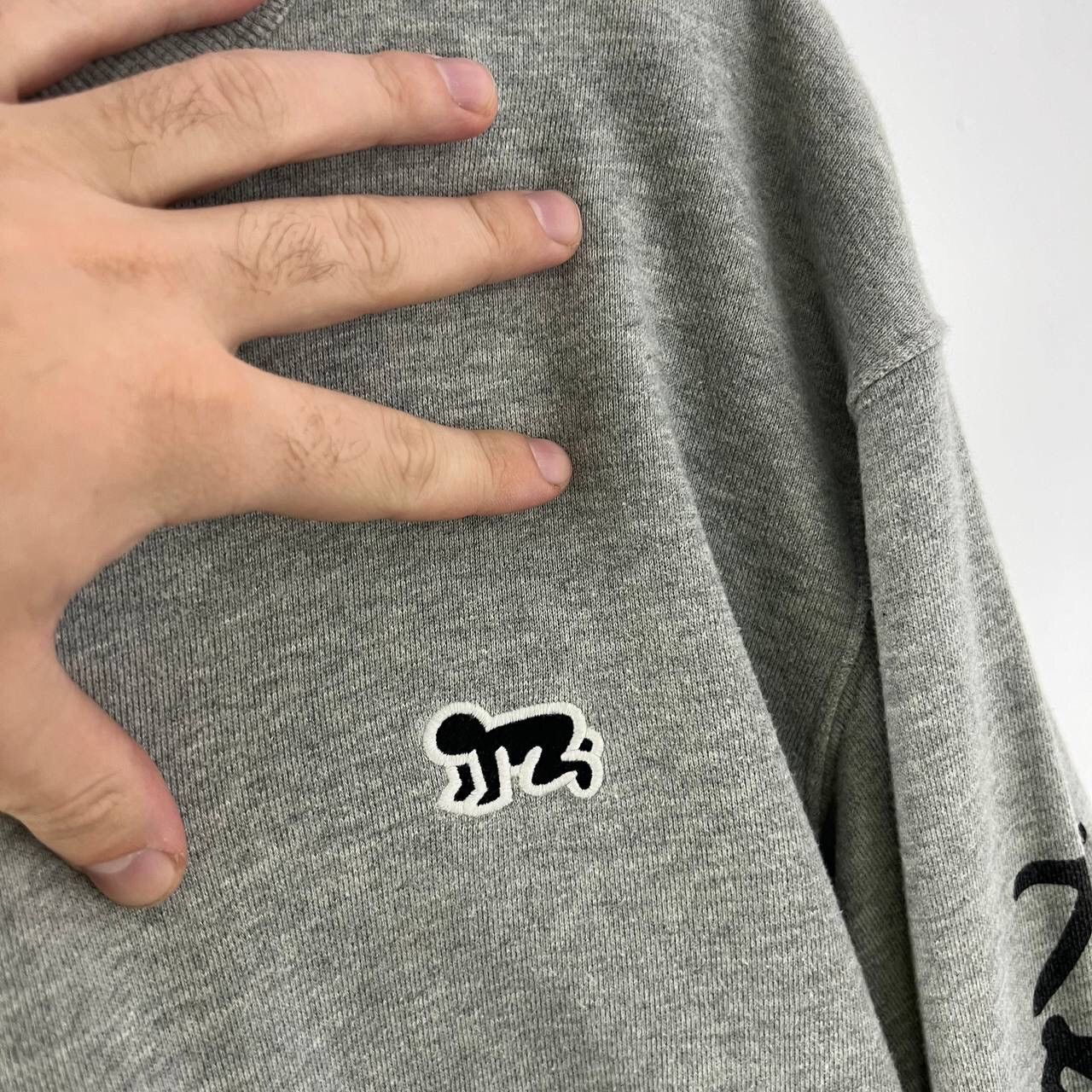 Keith Haring Keith Haring & Uniqlo Sweatshirt Big Print Y2k Style Size US L / EU 52-54 / 3 - 4 Thumbnail