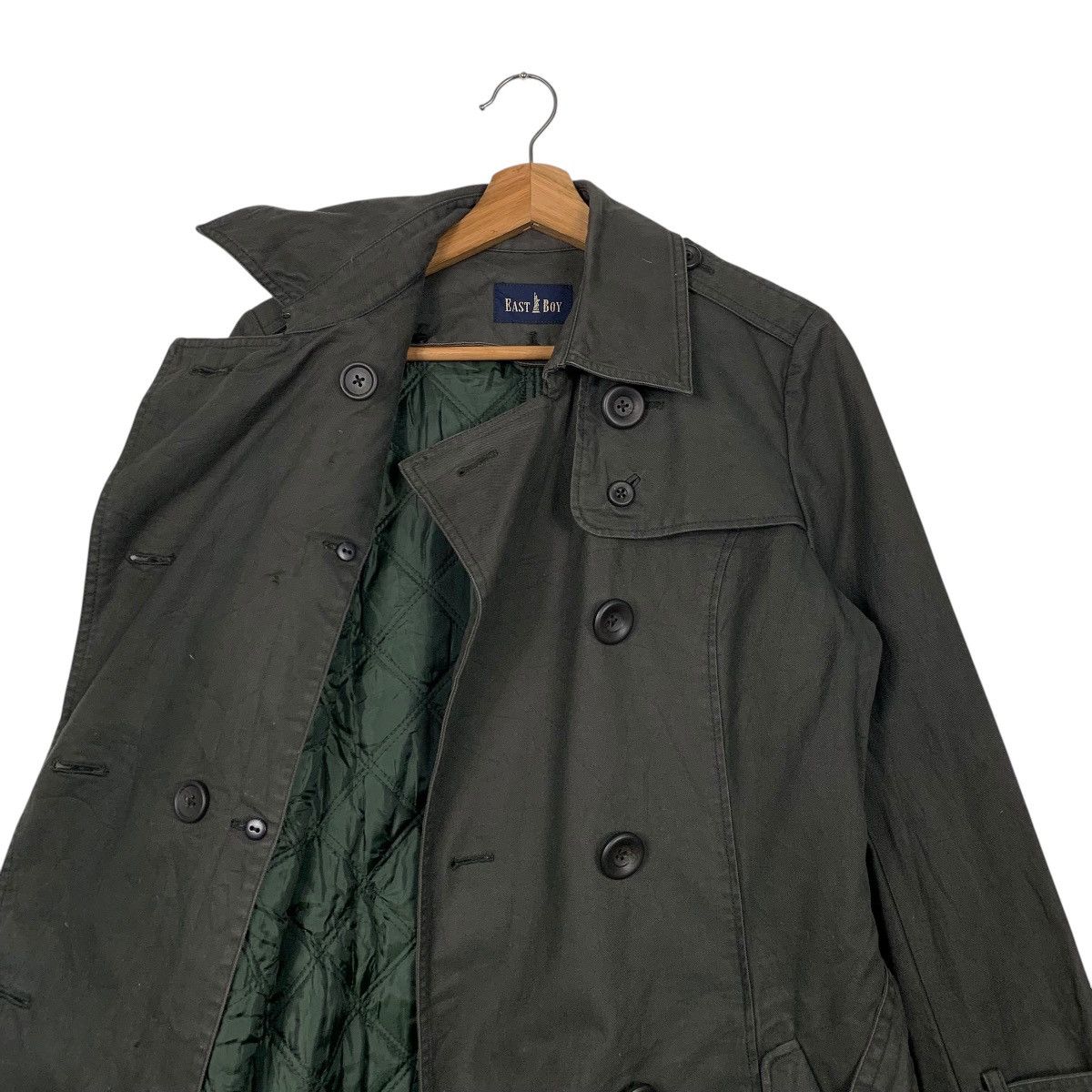 Japanese Brand Japanese Brand East Boy Double Breasted Trench Coat Size S / US 4 / IT 40 - 11 Thumbnail