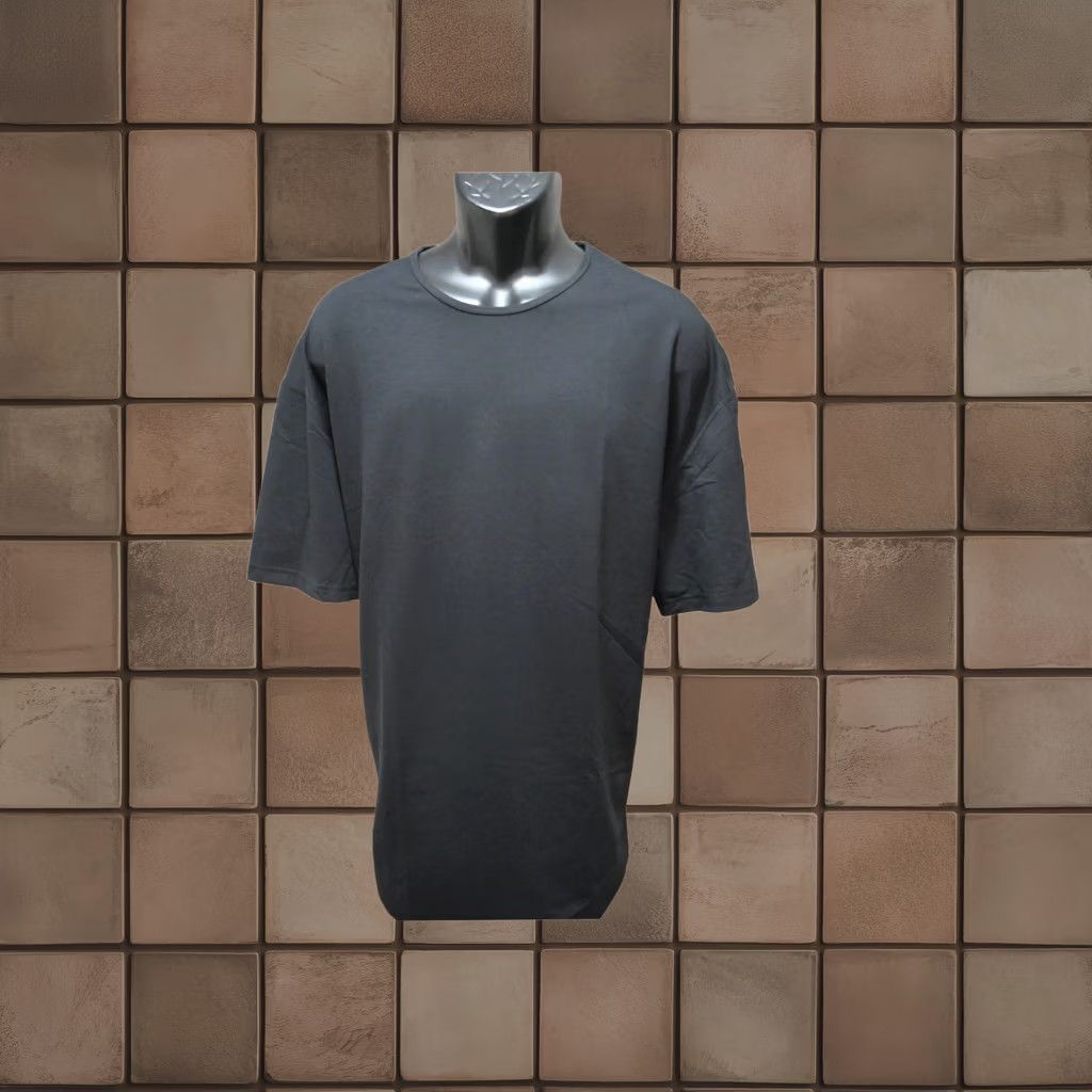 Bylt Mens Xxxl Black Premium Blend Drop Cut S/S Shirt, Men's