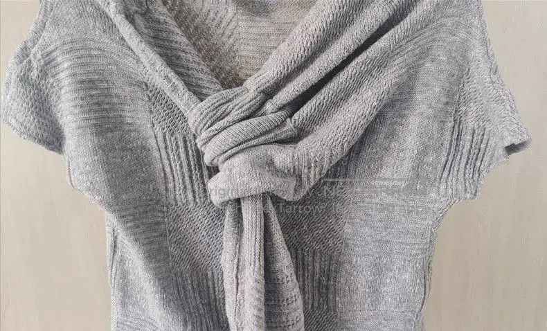 Yohji Yamamoto Yohji Yamamoto Noir Short Sleeve Knit Top Size US M / EU 48-50 / 2 - 2 Thumbnail