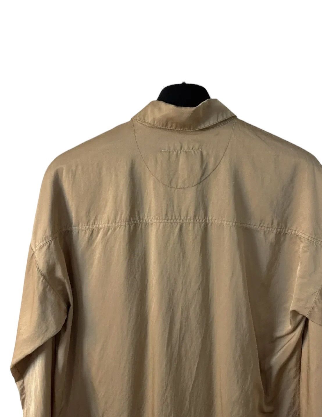 Maison Margiela Maison Margiela Over-Sized Viscose Brown Shirt Size ONE SIZE - 4 Thumbnail