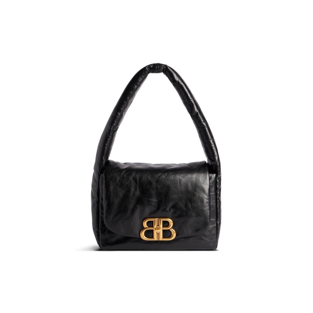 Balenciaga o1w1db10725 Size: OS / Monaco Small Sling Bag in Black Size ONE SIZE - 1 Thumbnail