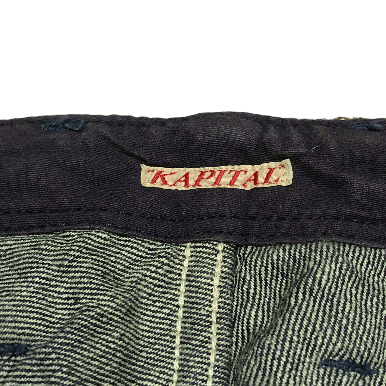 Kapital Kapital Clown Denim Wool-Back High Rise Pants Size US 29 - 15 Thumbnail