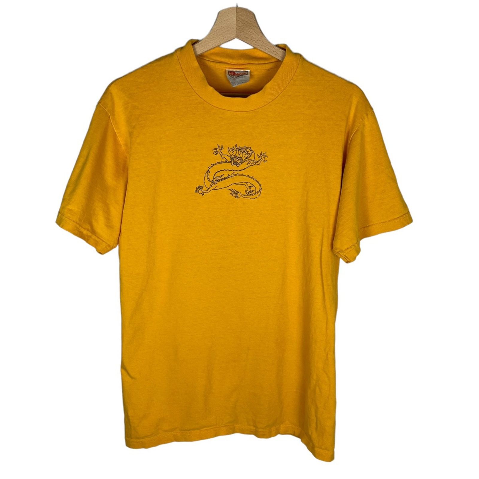 Hanes BRUCE LEE T SHIRT VINTAGE HANES COLOUR YELLOW SIZE M LEGEND Size US M / EU 48-50 / 2 - 3 Thumbnail