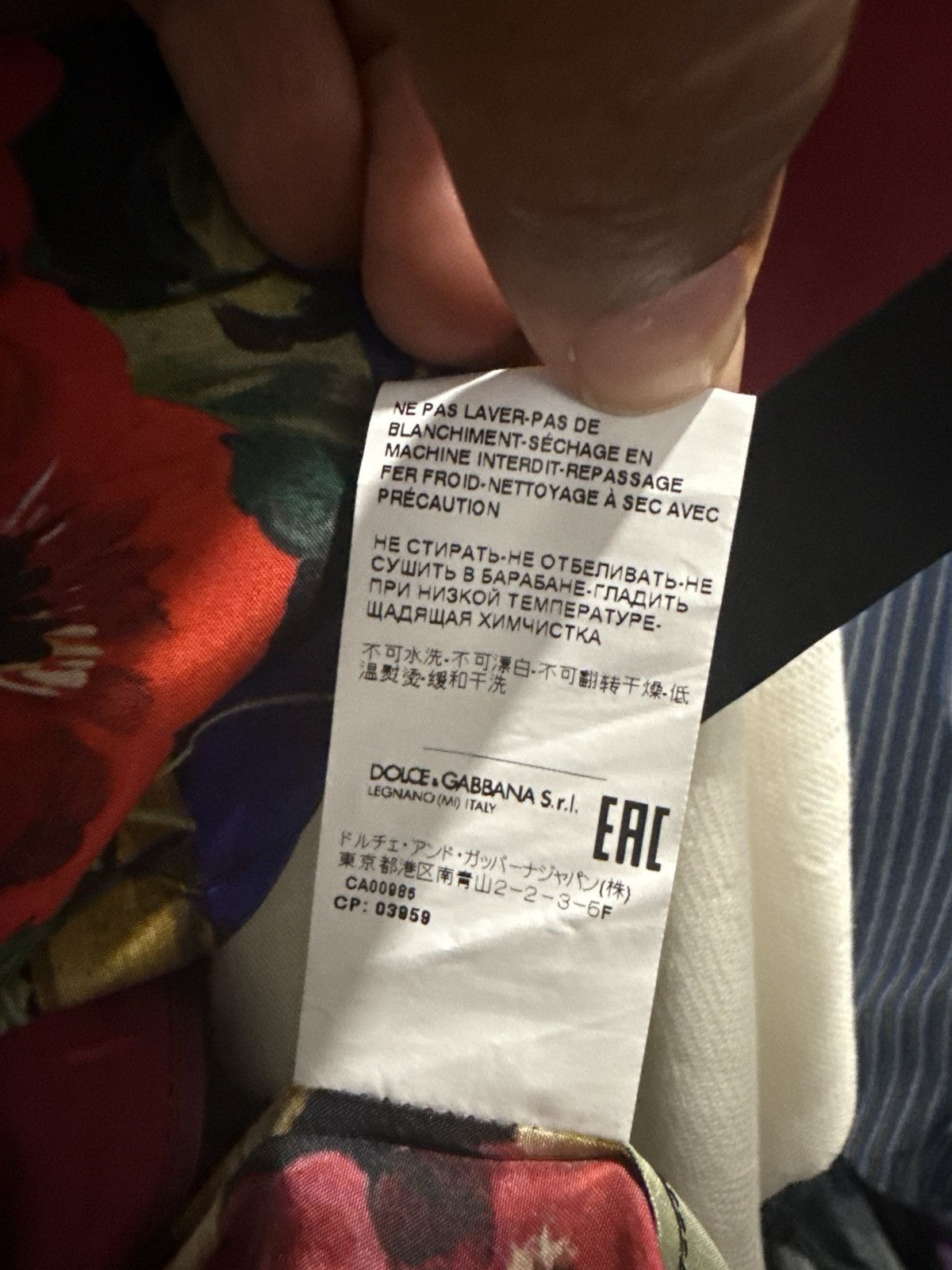 Dolce & Gabbana Dolce & Gabbana floral-print belted silk shirt Size XS / US 0-2 / IT 36-38 - 5 Thumbnail