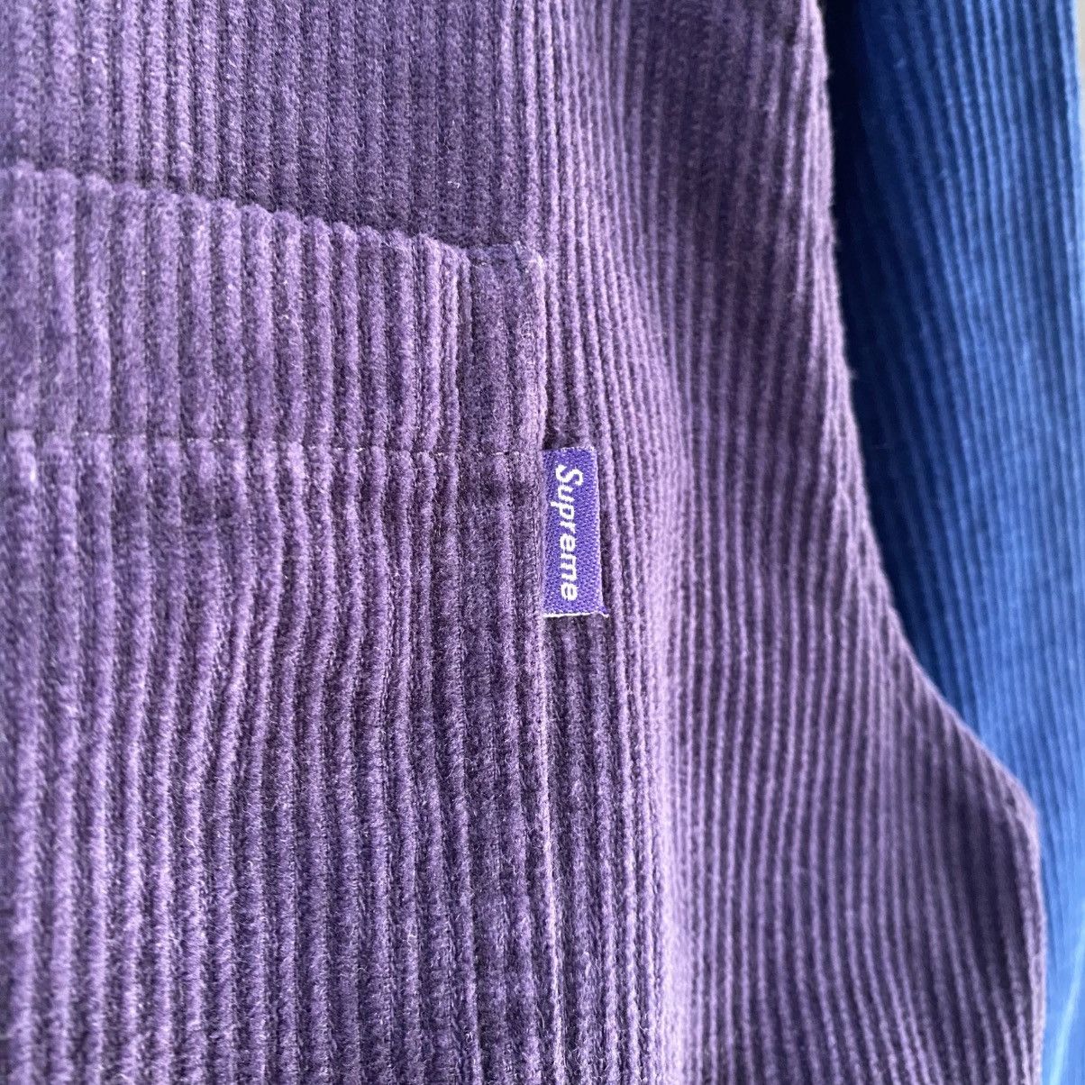 Supreme Supreme SS17 Hooded Color Blocked Corduroy Shirt Size US M / EU 48-50 / 2 - 6 Thumbnail