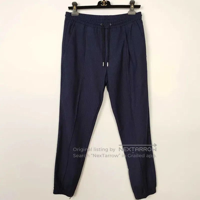 Dior Men's Casual Pants in Dark Blue Wool .