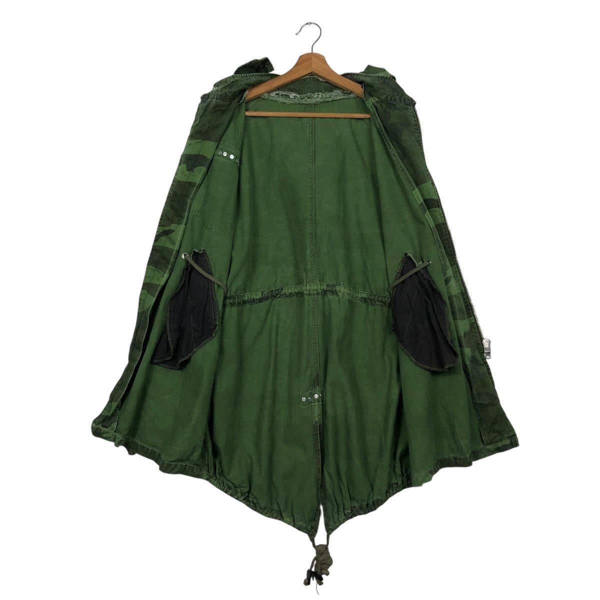 Hysteric Glamour 🔥VINTAGE MIKITARY CAMOUFLAGE PARKA JACKET BIG LOGO DESIGN Size US M / EU 48-50 / 2 - 15 Thumbnail