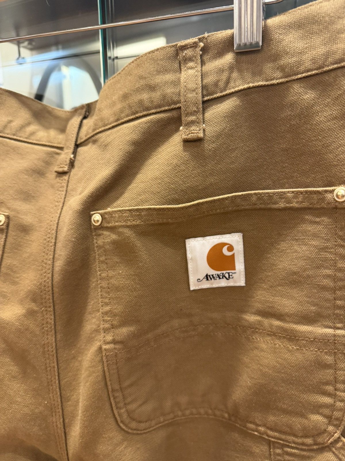 Awake NY × Carhartt Carhartt WIP X Awake NY Embroidered Carpenters Pants Size US 36 / EU 52 - 3 Thumbnail