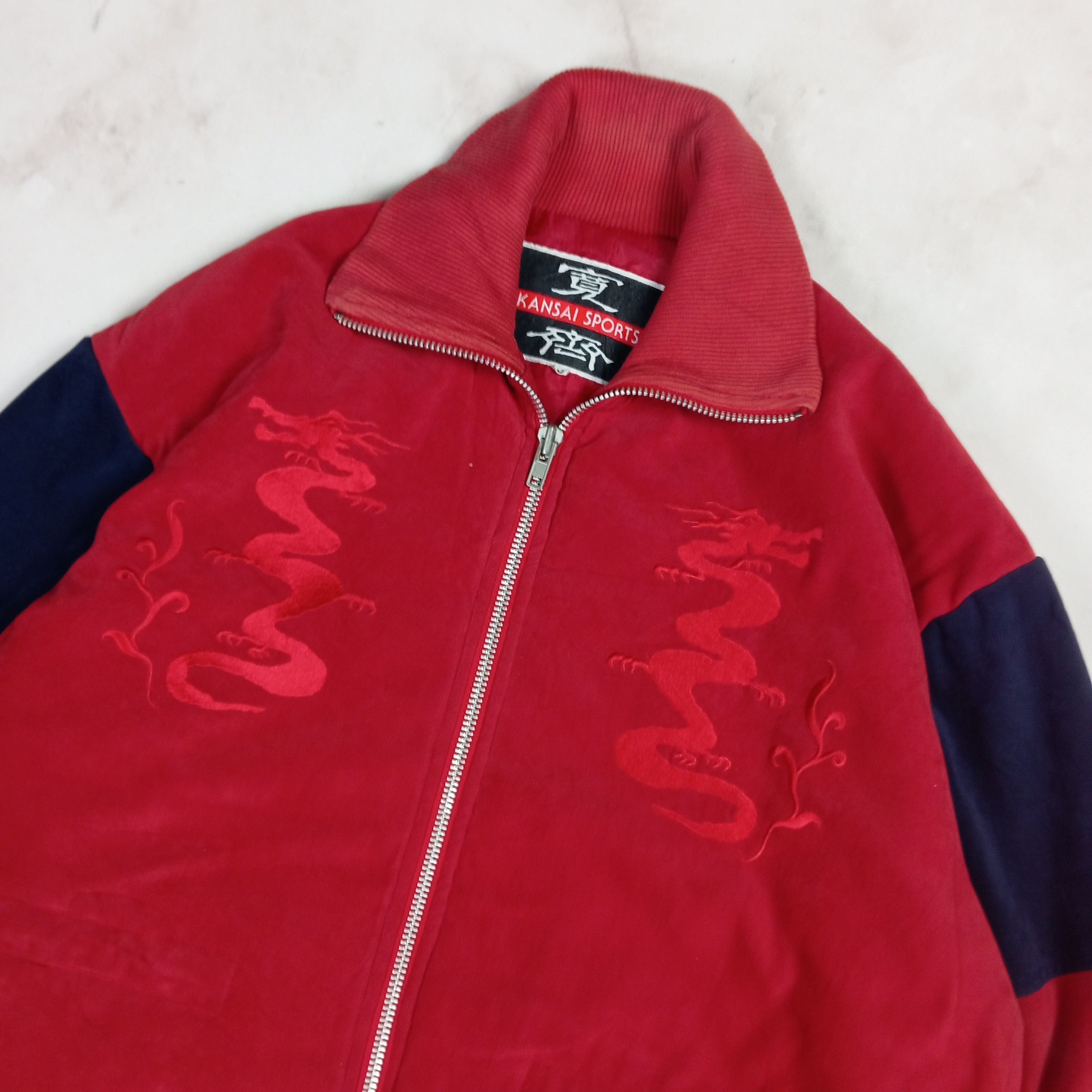 Japanese Brand Vintage Sukajan Dragon Kansai Sport Yamamoto Size US XL / EU 56 / 4 - 3 Thumbnail