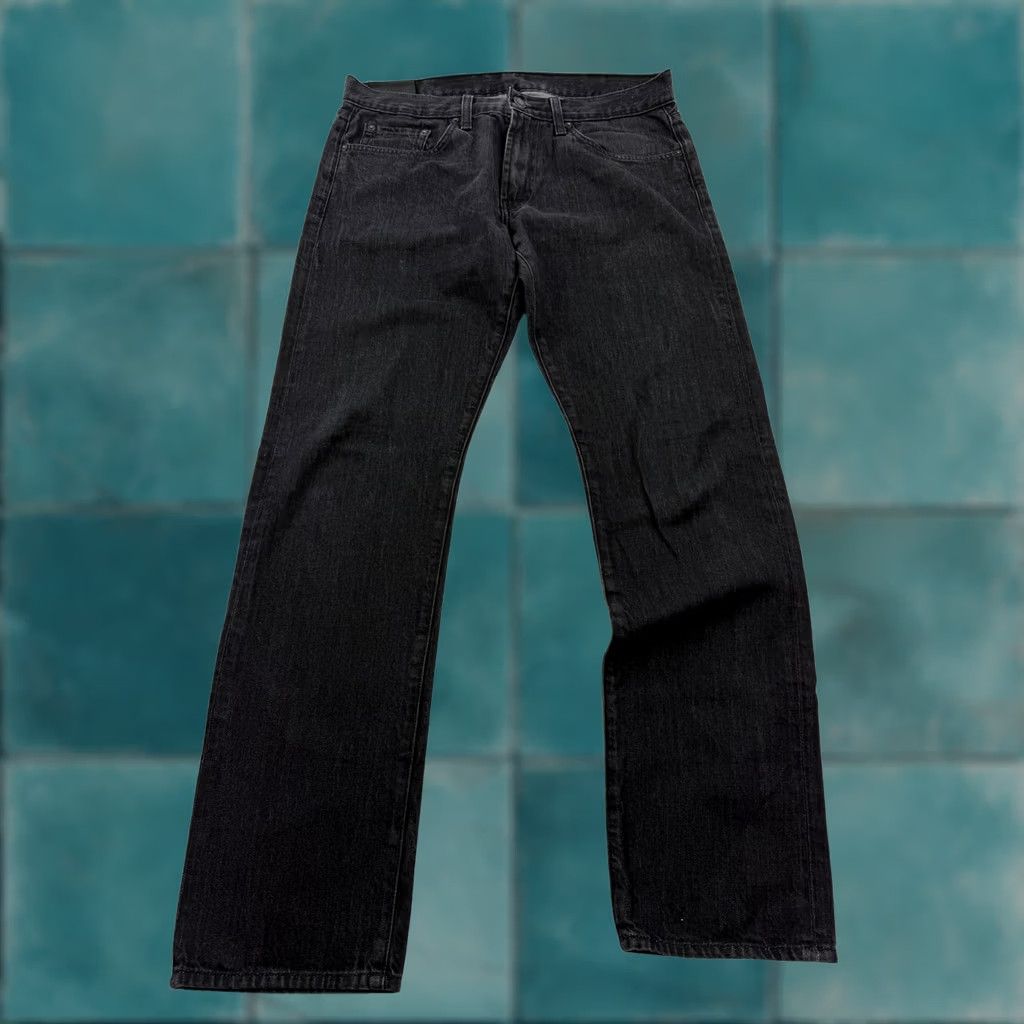 J Brand J Brand Tyler Jeans Mens Slim Straight 36x32 Gray Dark Wash Stretch Denim Size US 36 / EU 52 - 1 Thumbnail