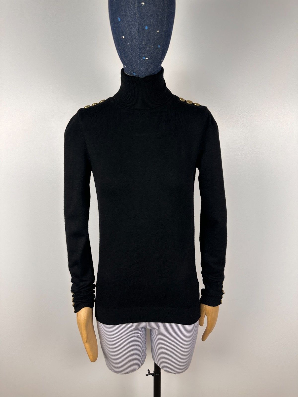 Other Holland Cooper Roll Neck Brown Black Pullover Jumper Sweater Size XS / US 0-2 / IT 36-38 - 1 Thumbnail