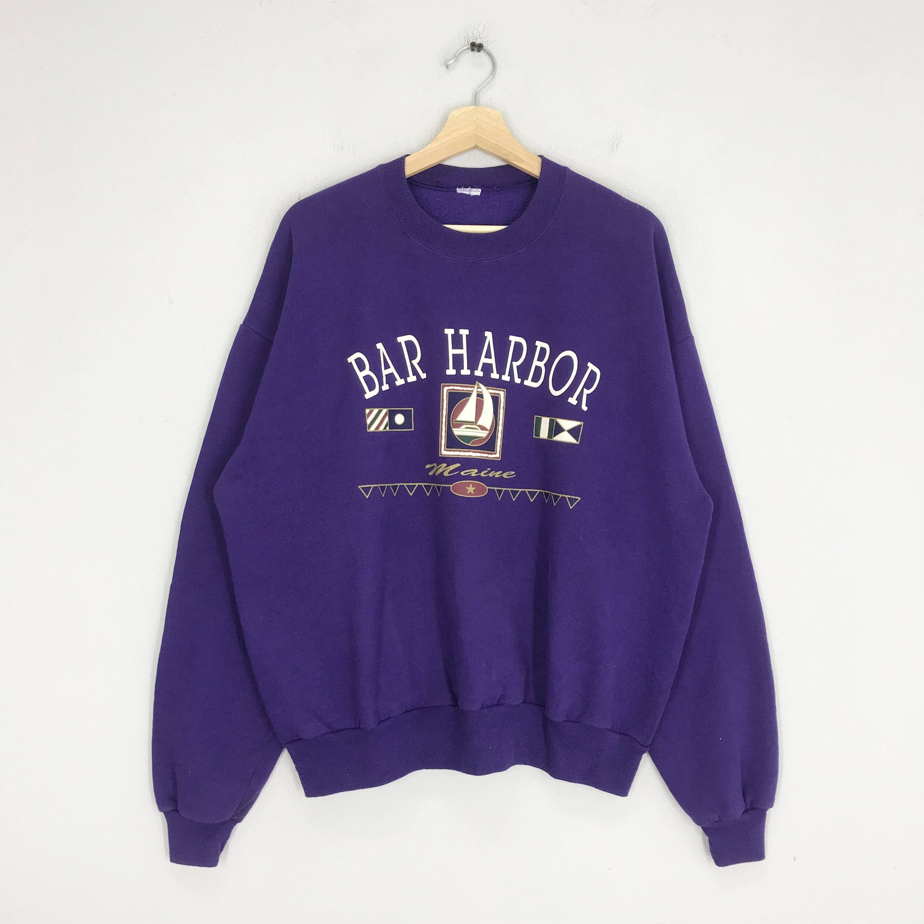 Misty Harbor Vintage 90s Bar Harbor Sweatshirt - 261 Size US XL / EU 56 / 4 - 1 Thumbnail