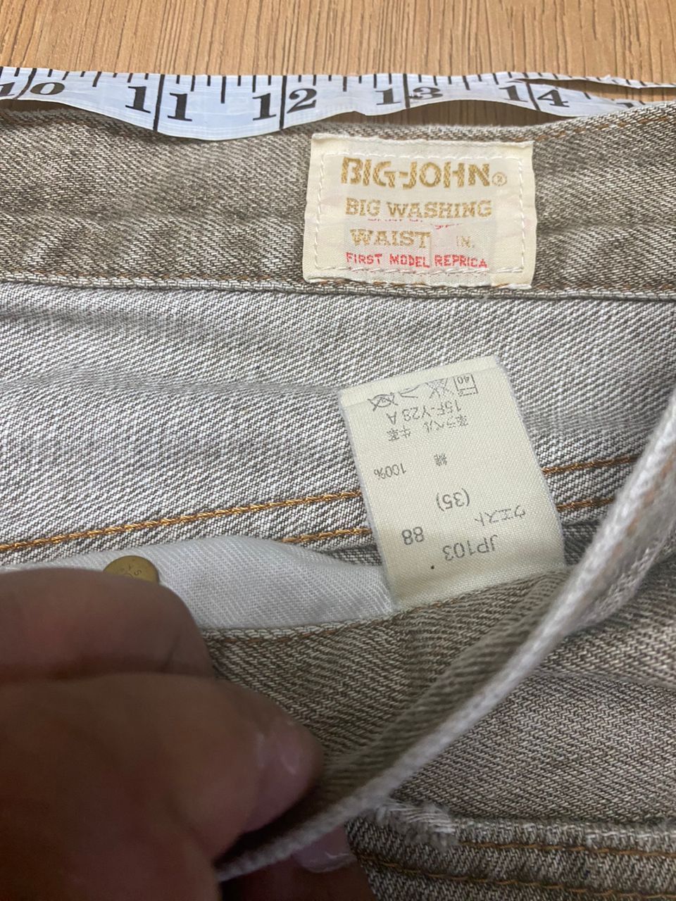 Big John 💥DELETE💥VINTAGE BIG JOHN WORK DISTRESSED DENIM Size US 30 / EU 46 - 15 Thumbnail