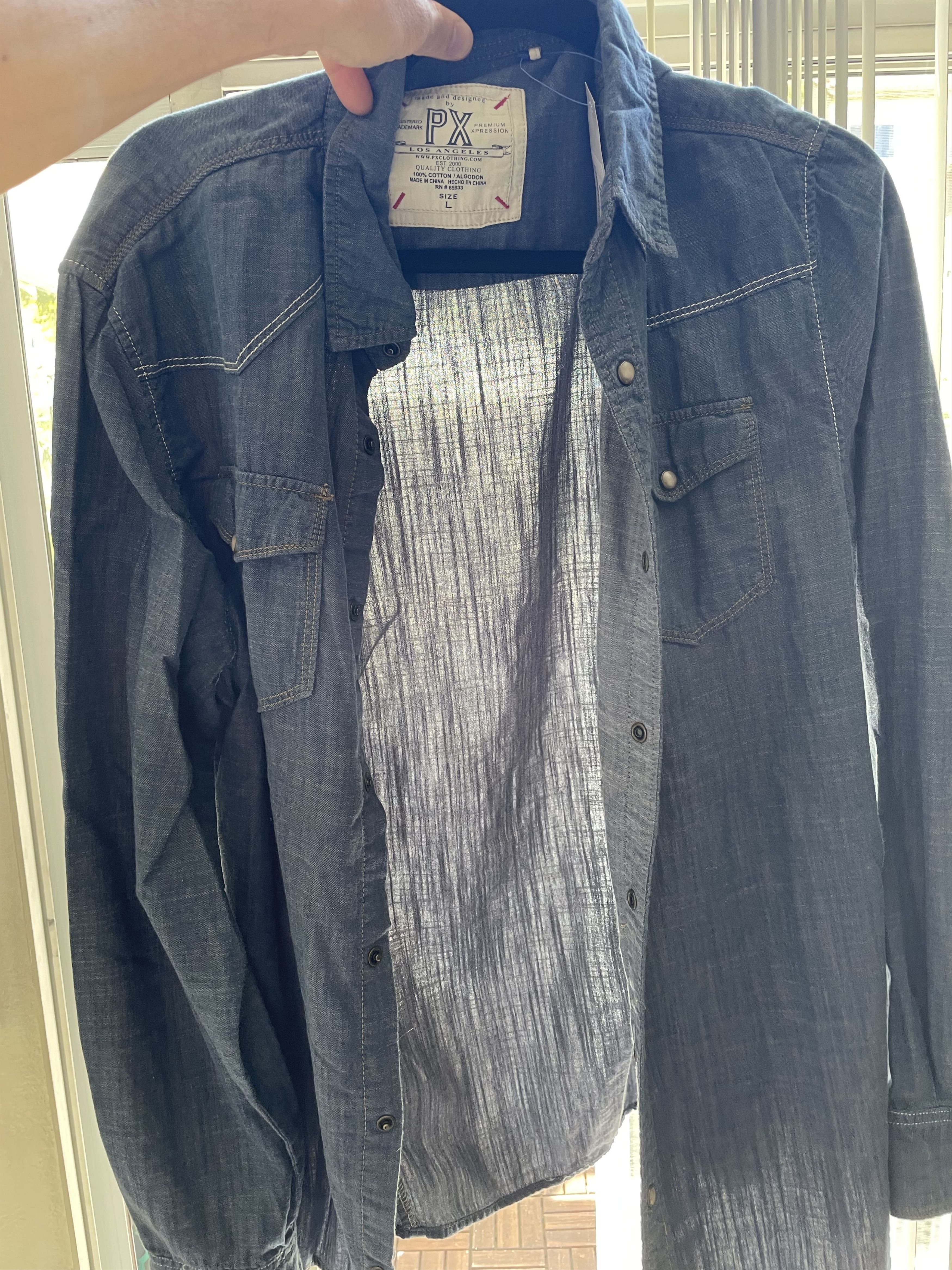 Other PX Clothing Premium Expression Western Blur Button Down Size US L / EU 52-54 / 3 - 11 Thumbnail