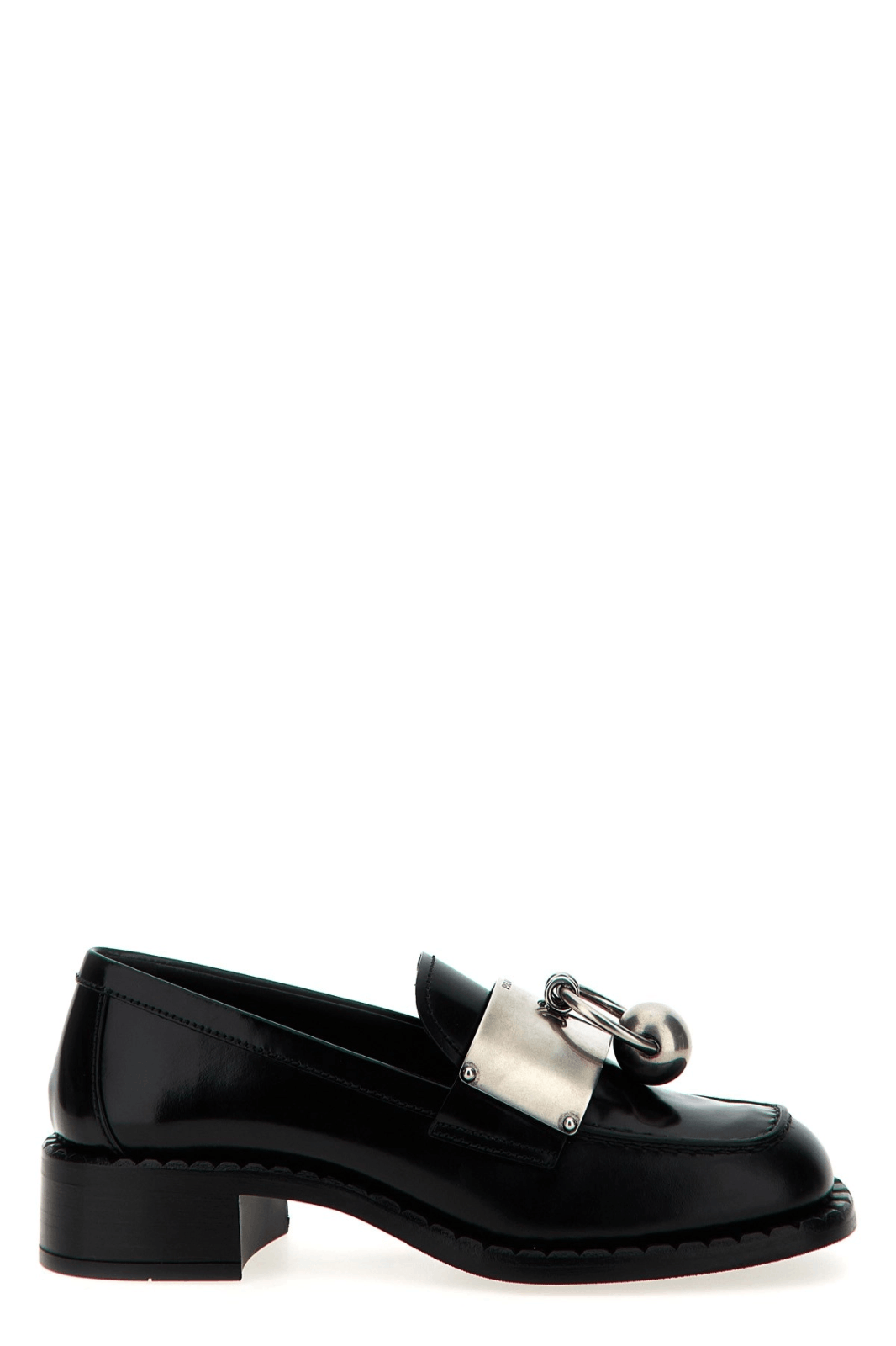 Prada PRADA Piercing Black Leather Loafers New & Authentic Size US 7 / IT 37 - 1 Thumbnail