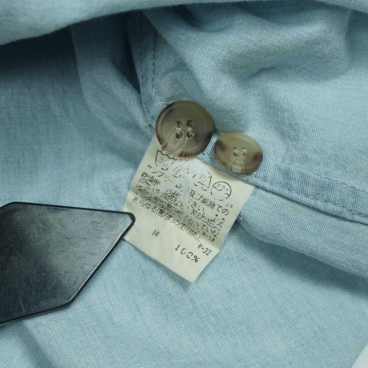 Issey Miyake *NoTariff Issey Miyake Cotton Label Shirt Size US L / EU 52-54 / 3 - 6 Thumbnail