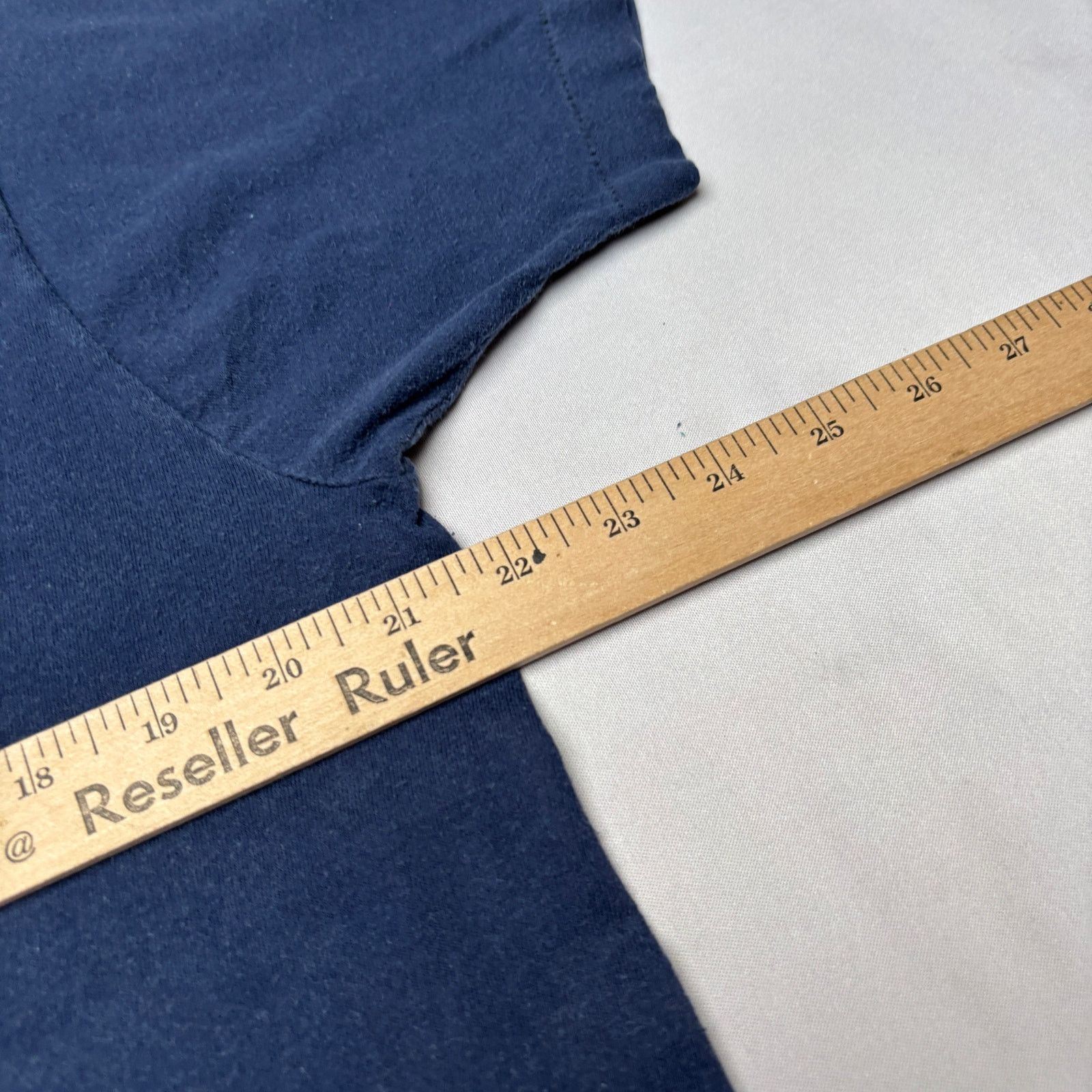 Fruit Of The Loom × Vintage VTG 90s Fruit of the Loom Selvedge Pocket Shirt Men's XL Size US XL / EU 56 / 4 - 4 Thumbnail