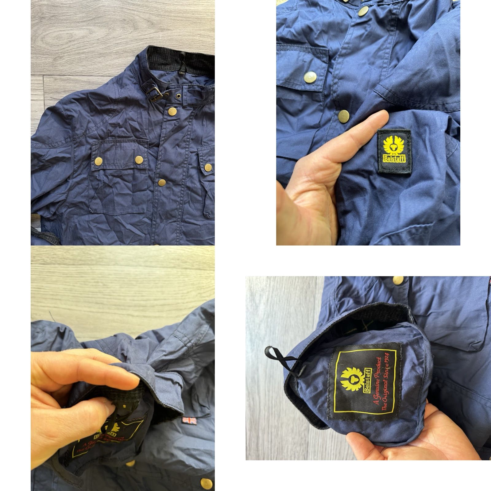 Belstaff Belstaff RACEMASTER Jacket Navy Size S Cotton Men Brown Label? Size US S / EU 44-46 / 1 - 8 Thumbnail