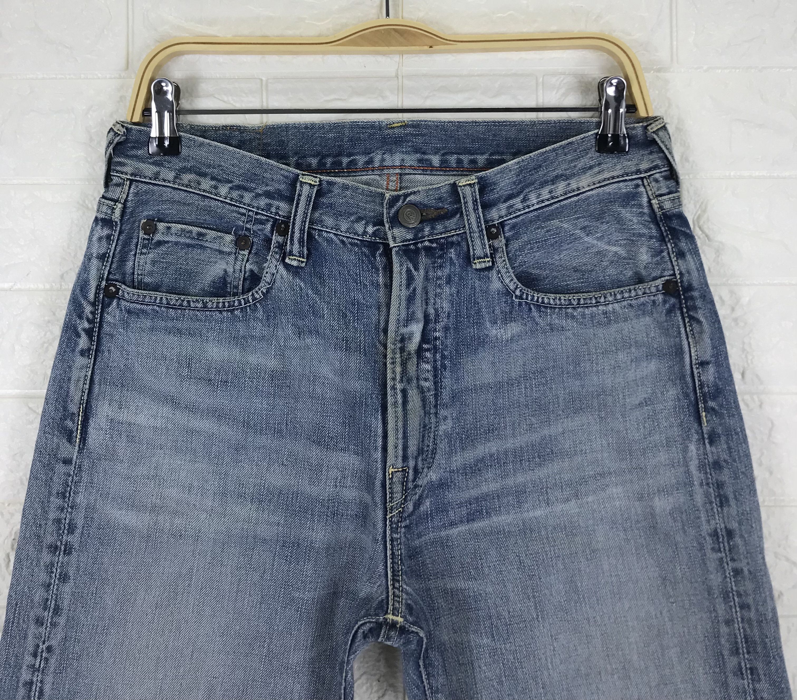 45rpm Vintage 45rpm by Kapital Kiro Hirata Blue Washed Jeans Size US 31 - 2 Thumbnail